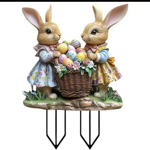 2Dアクリルかわいいウサギ、 - アクリルバニーガーデン装飾, イースター バニー ガーデン ステーク - < インテリア/ライフ 2Dアクリルかわいいウサギ、 - アクリルバニーガーデン装飾, イースター バニー ガーデン ステーク - < インテリア/ライフの