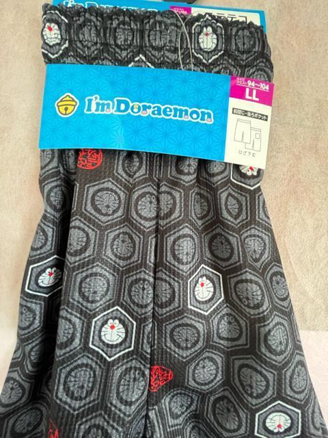 LLサイズ!高貴紳士的!和風!ドラえもん!柄!サラッと着心地!後一つポケット付き!前閉じ!ひざ下丈!ステテコ! < 男性ファッション  LLサイズ!高貴紳士的!和風!ドラえもん!柄!サラッと着心地!後一つポケット付き!前閉じ!ひざ下丈!ステテコ! < 男性ファッションの