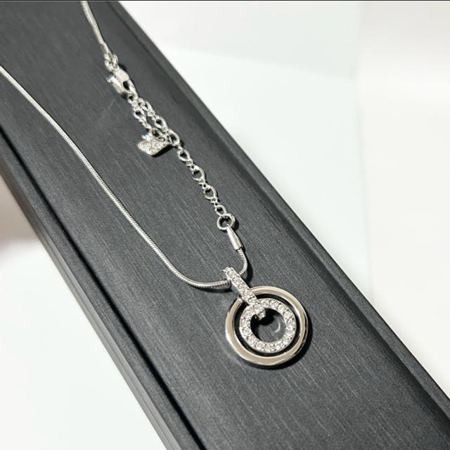 美品 SWAROVSKI スワロフスキー クリスタル ラインストーン ネックレス < ブランド  美品 SWAROVSKI スワロフスキー クリスタル ラインストーン ネックレス < ブランドの