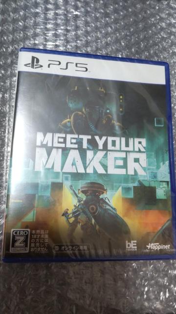 新品未開封 PS5 MEET YOUR MAKER < ゲーム本体/ソフト 新品未開封 PS5 MEET YOUR MAKER < ゲーム本体/ソフトの