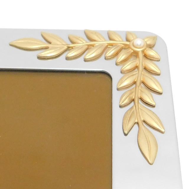 1000円 MIKIMOTO ミキモト 写真立て フォトケース パール付き シルバー&ゴールドカラー < ブランド 1000円 MIKIMOTO ミキモト 写真立て フォトケース パール付き シルバー&ゴールドカラー < ブランドの