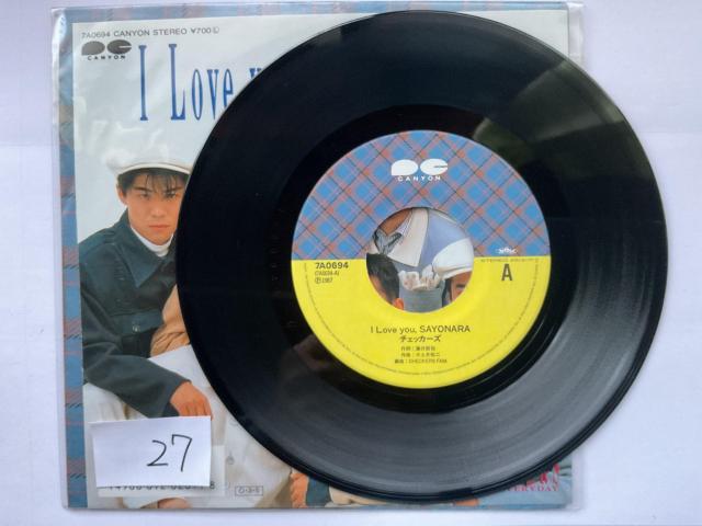 �`�F�b�J�[�Y I Love you, SAYONARA 7�C���`�V���O�����R�[�h 7A0694 �� CD/DVD/�r�f�I�� 