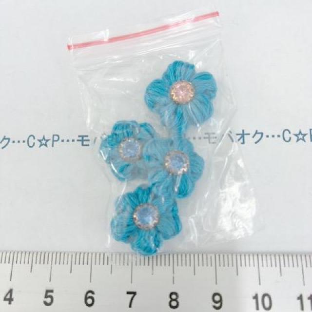 3*ハンドメイド*ガラスビジュー ぷっくりお花モチーフ 4 < ペット/手芸/園芸 3*ハンドメイド*ガラスビジュー ぷっくりお花モチーフ 4 < ペット/手芸/園芸の