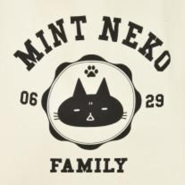 mintNeko・ネコカレッジ風ロゴプリントコットントートバッグ < ブランド mintNeko・ネコカレッジ風ロゴプリントコットントートバッグ < ブランドの