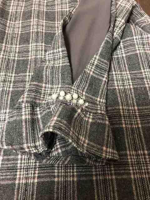 美品ミッシュマッシュチェック柄サックワンピース < ブランド  美品ミッシュマッシュチェック柄サックワンピース < ブランドの