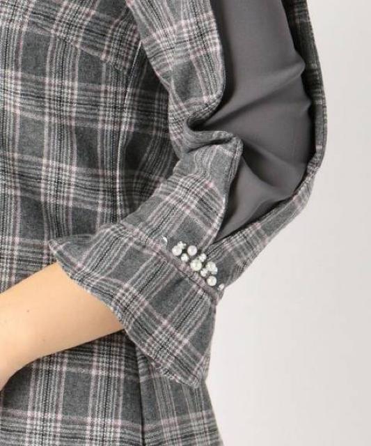 美品ミッシュマッシュチェック柄サックワンピース < ブランド  美品ミッシュマッシュチェック柄サックワンピース < ブランドの