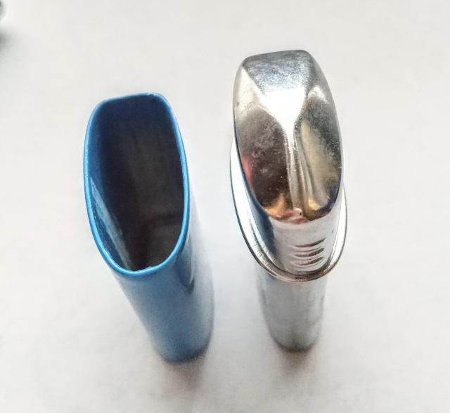 昭和レトロ オイルライター 青色 新品・未使用 錆び付き < 男性ファッション  昭和レトロ オイルライター 青色 新品・未使用 錆び付き < 男性ファッションの