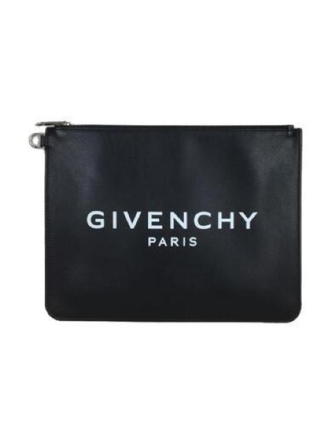 ☆GIVENCHY ジバンシィ ジバンシー ビッグロゴ ロゴ プリント クラッチバッグ セカンドバッグ レザー < ブランド ☆GIVENCHY ジバンシィ ジバンシー ビッグロゴ ロゴ プリント クラッチバッグ セカンドバッグ レザー < ブランドの