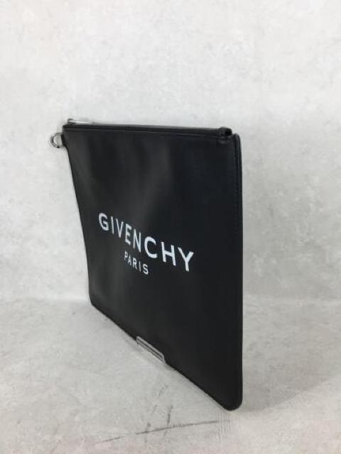 ☆GIVENCHY ジバンシィ ジバンシー ビッグロゴ ロゴ プリント クラッチバッグ セカンドバッグ レザー < ブランド ☆GIVENCHY ジバンシィ ジバンシー ビッグロゴ ロゴ プリント クラッチバッグ セカンドバッグ レザー < ブランドの