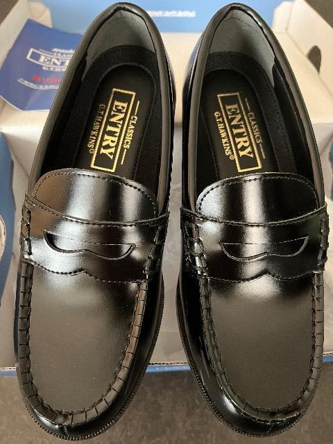 G.T HAWKINS 洗えるローファー黒 22.5cm < キッズ/ベビー G.T HAWKINS 洗えるローファー黒 22.5cm < キッズ/ベビーの