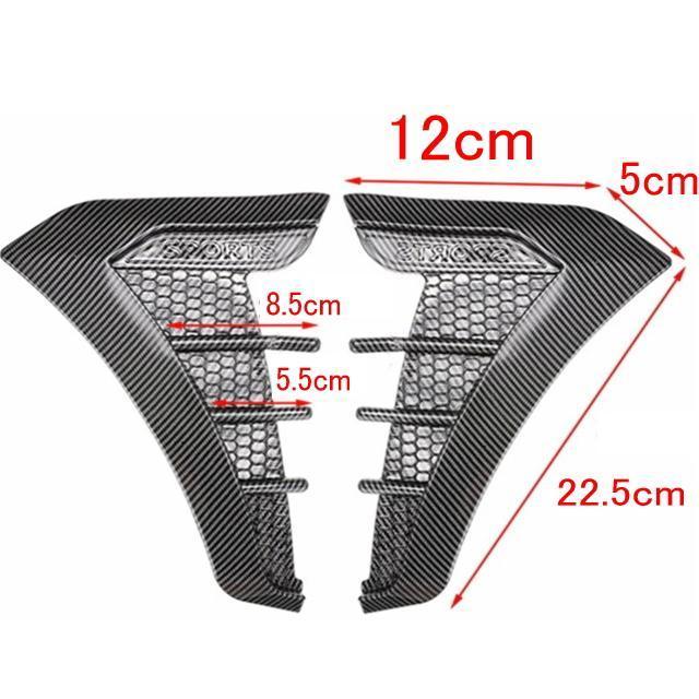 フロントフェンダーダミーダクト左右 ブラック 汎用ダクト やわらかい素材で曲面もぴったり貼れる 愛車がレーシーに変身簡単にカスタム < 自動車/バイク フロントフェンダーダミーダクト左右 ブラック 汎用ダクト やわらかい素材で曲面もぴったり貼れる 愛車がレーシーに変身簡単にカスタム < 自動車/バイク