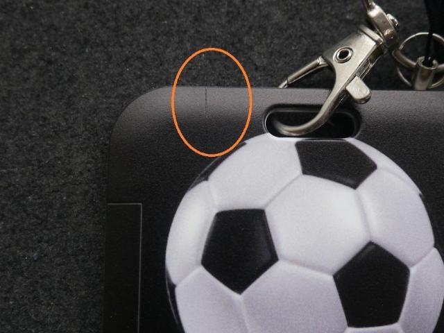 難あり☆新品 サッカー サッカーボール IDカードホルダーケース付ネックストラップ < 男性ファッション  難あり☆新品 サッカー サッカーボール IDカードホルダーケース付ネックストラップ < 男性ファッションの