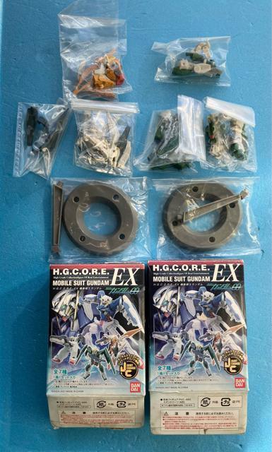 機動戦士ガンダムOO ダブルオー ガンダムキュリオス & ガンダムデュナメス 2個 H.G.C.O.R.E. EX フィギュア < ホビー  機動戦士ガンダムOO ダブルオー ガンダムキュリオス & ガンダムデュナメス 2個 H.G.C.O.R.E. EX フィギュア  < ホビーの
