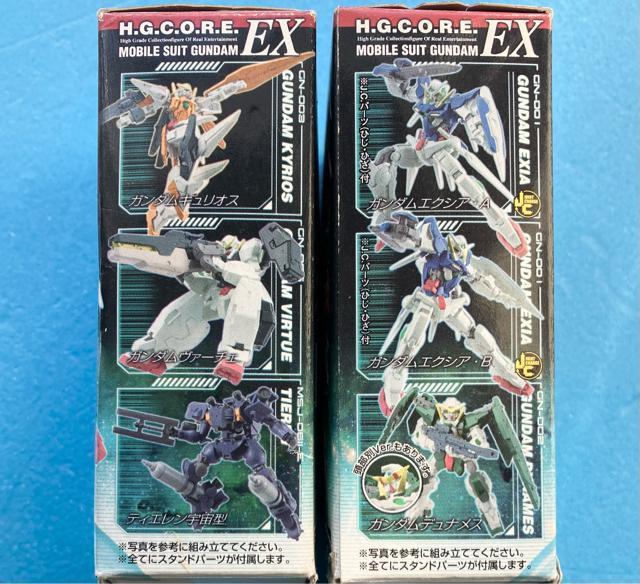 機動戦士ガンダムOO ダブルオー ガンダムキュリオス & ガンダムデュナメス 2個 H.G.C.O.R.E. EX フィギュア < ホビー  機動戦士ガンダムOO ダブルオー ガンダムキュリオス & ガンダムデュナメス 2個 H.G.C.O.R.E. EX フィギュア < ホビーの