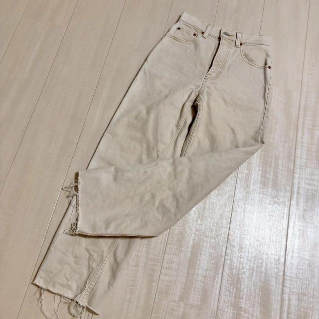 ◆moussy/マウジー◆PLAIN JEANS COLOR STRAIGHT★ベージュ23*秋コーデ♪美品 < ブランド  ◆moussy/マウジー◆PLAIN JEANS COLOR STRAIGHT★ベージュ23*秋コーデ♪美品 < ブランドの