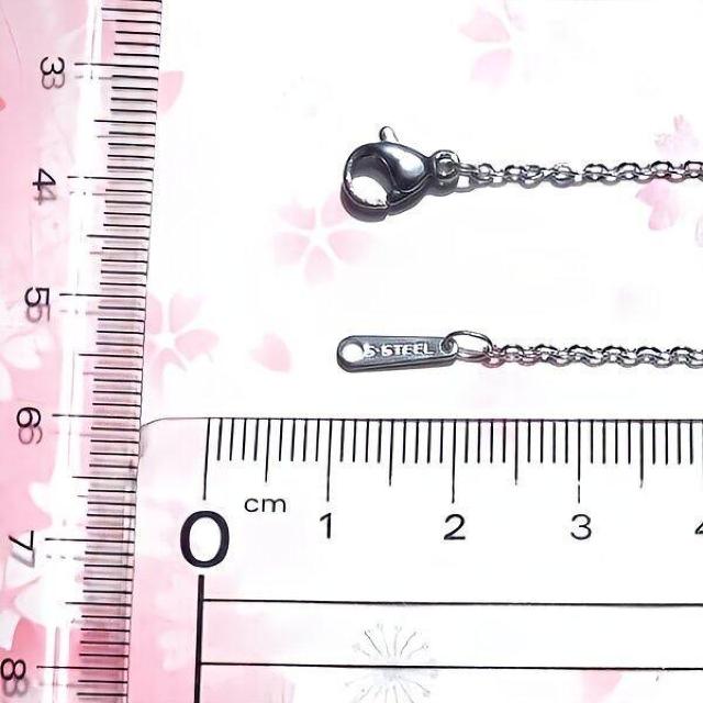 送料無料 即買い:1.5mm サージカルステンレス42cmあずきチェーン(刻印入り < 女性アクセサリー/時計  送料無料 即買い:1.5mm サージカルステンレス42cmあずきチェーン(刻印入り < 女性アクセサリー/時計の
