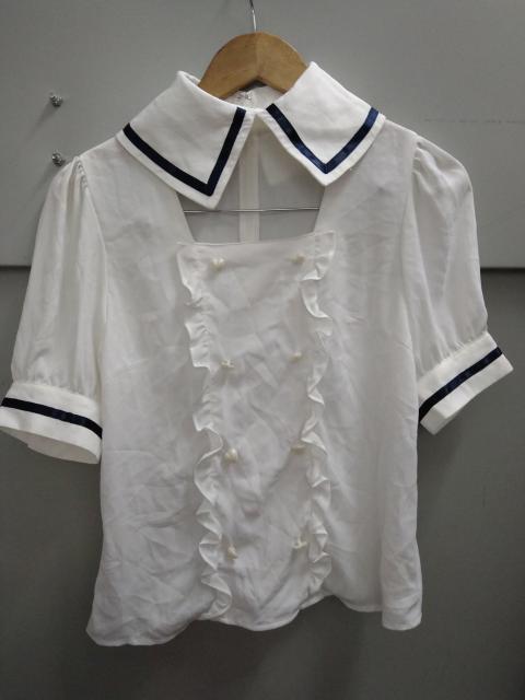 Ank Rouge☆半袖パフスリブラウス < ブランド Ank Rouge☆半袖パフスリブラウス < ブランドの