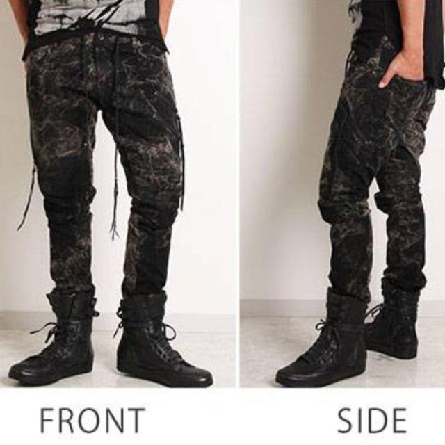 ViKMRIIP Double Zip  Skinny Pants 3 BLACKKHAKI   uh 