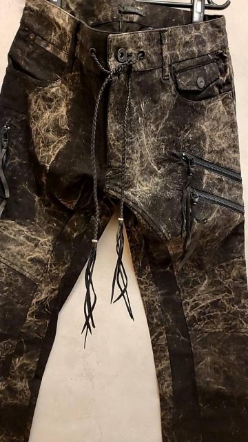 ViKMRIIP Double Zip  Skinny Pants 3 BLACKKHAKI  uh 