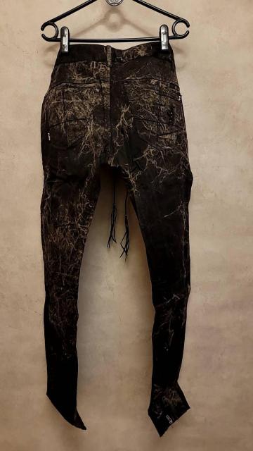 ViKMRIIP Double Zip  Skinny Pants 3 BLACKKHAKI  uh 