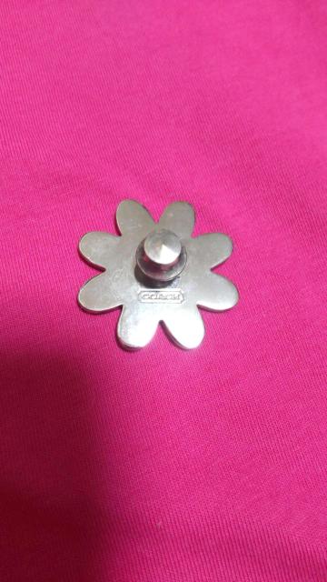 COACH �R�[�` �Ԍ` �t�����[ �s���o�b�W ���F �S�[���h �A�N�Z�T���[ ������� �u�����h���� �� �u�����h�� 