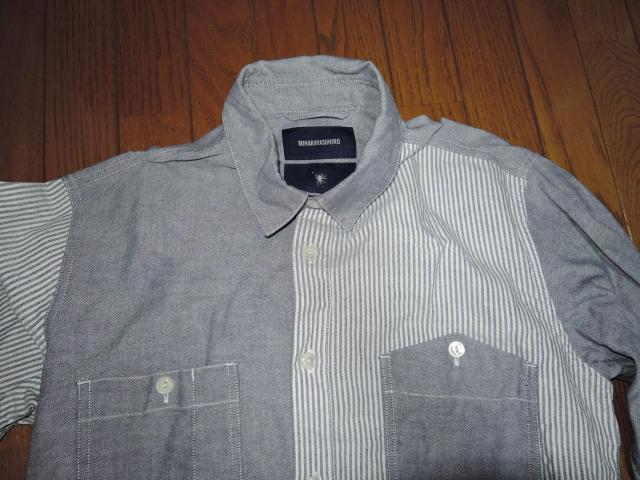 MIHARA YASUHIRO ミハラヤスヒロ アシンメトリーシャツ 48 灰 ストライプ 長袖シャツ 2FACE SHIRTS < ブランド MIHARA YASUHIRO ミハラヤスヒロ アシンメトリーシャツ 48 灰 ストライプ 長袖シャツ 2FACE SHIRTS < ブランドの