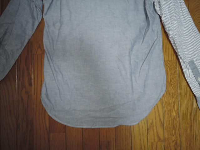 MIHARA YASUHIRO ミハラヤスヒロ アシンメトリーシャツ 48 灰 ストライプ 長袖シャツ 2FACE SHIRTS < ブランド MIHARA YASUHIRO ミハラヤスヒロ アシンメトリーシャツ 48 灰 ストライプ 長袖シャツ 2FACE SHIRTS < ブランドの