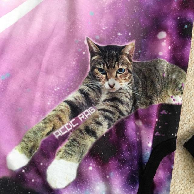 ACDCRAG・ギャラクシーキャット転写ビッグパーカープルオーバー < ブランド ACDCRAG・ギャラクシーキャット転写ビッグパーカープルオーバー < ブランドの