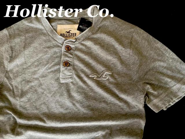 【Hollister Co.】ホリスター Vintage Washed ヘンリーネックTシャツ XL/H.Gray < ブランド 【Hollister Co.】ホリスター Vintage Washed ヘンリーネックTシャツ XL/H.Gray < ブランドの