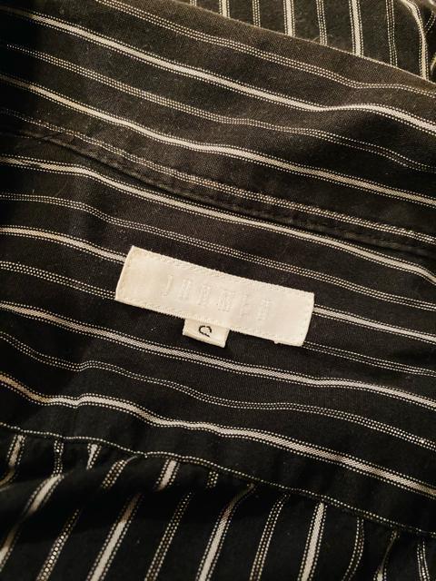 JUN MEN ジュンメン 半袖 シャツ ジャケット ストライプ 日本製 黒 夏 メンズ ラメ系 サイズS ブラック  < ブランド  JUN MEN ジュンメン 半袖 シャツ ジャケット ストライプ 日本製 黒 夏 メンズ ラメ系 サイズS ブラック  < ブランドの