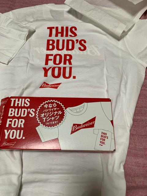 非賣品 Budweiser バドワイザー Tシャツ サイズM < 男性ファッション  非賣品 Budweiser バドワイザー Tシャツ サイズM < 男性ファッションの
