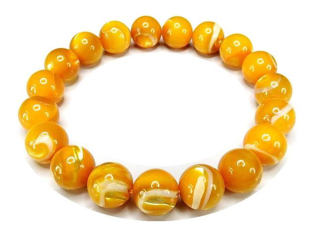 色合い極上AAゴールドマザーオブパール10mm数珠ブレスレット子宝繁栄 < 男性アクセサリー/時計  色合い極上AAゴールドマザーオブパール10mm数珠ブレスレット子宝繁栄  < 男性アクセサリー/時計の