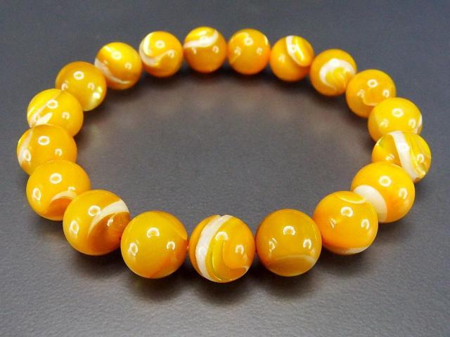 色合い極上AAゴールドマザーオブパール10mm数珠ブレスレット子宝繁栄 < 男性アクセサリー/時計  色合い極上AAゴールドマザーオブパール10mm数珠ブレスレット子宝繁栄 < 男性アクセサリー/時計の