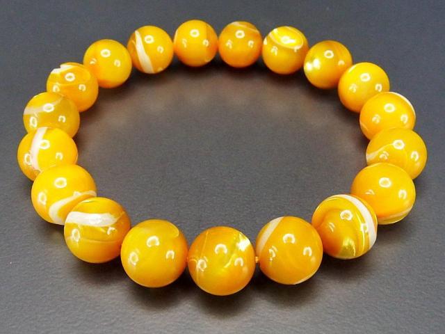 色合い極上AAゴールドマザーオブパール10mm数珠ブレスレット子宝繁栄 < 男性アクセサリー/時計  色合い極上AAゴールドマザーオブパール10mm数珠ブレスレット子宝繁栄 < 男性アクセサリー/時計の