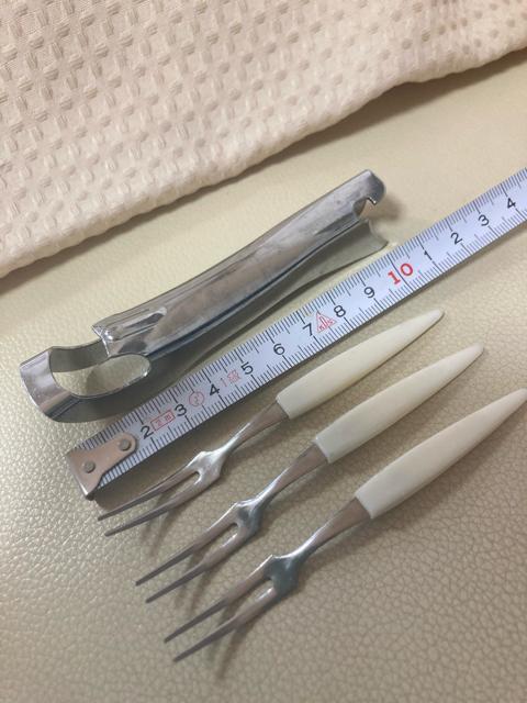 1622.未使用☆レトロ☆栓抜きとデザートフォークセット < インテリア/ライフ  1622.未使用☆レトロ☆栓抜きとデザートフォークセット < インテリア/ライフの