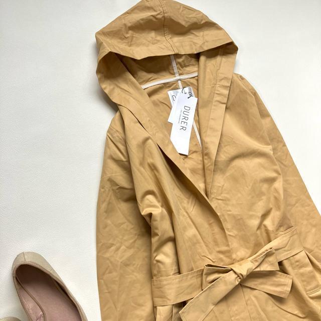 ◆新品◆DURER◆薄手ロングコート◆マウンテンパーカー◆ベージュ◆F◆UV対策 < 女性ファッション  ◆新品◆DURER◆薄手ロングコート◆マウンテンパーカー◆ベージュ◆F◆UV対策 < 女性ファッションの