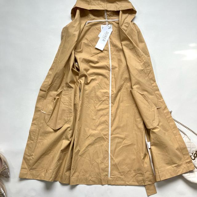 ◆新品◆DURER◆薄手ロングコート◆マウンテンパーカー◆ベージュ◆F◆UV対策 < 女性ファッション  ◆新品◆DURER◆薄手ロングコート◆マウンテンパーカー◆ベージュ◆F◆UV対策 < 女性ファッションの