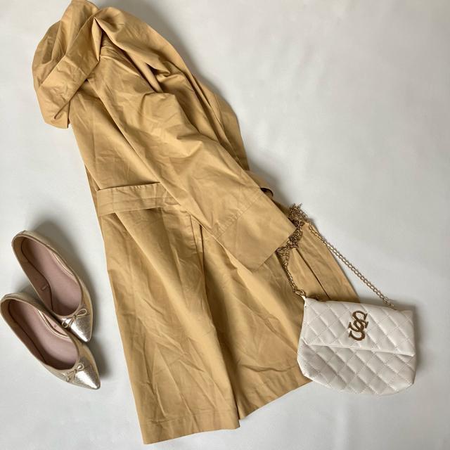 ◆新品◆DURER◆薄手ロングコート◆マウンテンパーカー◆ベージュ◆F◆UV対策 < 女性ファッション  ◆新品◆DURER◆薄手ロングコート◆マウンテンパーカー◆ベージュ◆F◆UV対策 < 女性ファッションの