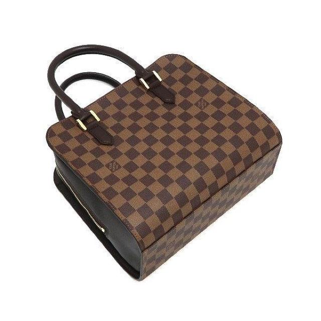 ◆ 本物 美品 ◆ LV ルイヴィトン ダミエ トリアナ ハンドバッグ ファスナー トートバッグ 保存袋 人気 N51155 < ブランド  ◆ 本物 美品 ◆ LV ルイヴィトン ダミエ トリアナ ハンドバッグ ファスナー トートバッグ 保存袋 人気 N51155 < ブランドの