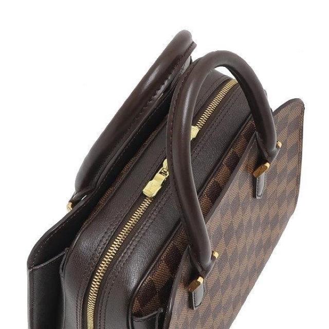 ◆ 本物 美品 ◆ LV ルイヴィトン ダミエ トリアナ ハンドバッグ ファスナー トートバッグ 保存袋 人気 N51155 < ブランド  ◆ 本物 美品 ◆ LV ルイヴィトン ダミエ トリアナ ハンドバッグ ファスナー トートバッグ 保存袋 人気 N51155 < ブランドの