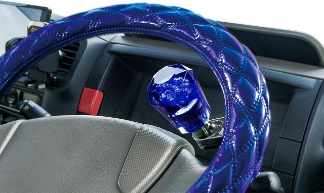 カシムラ(Kashimura) ハンドルスピンナー アクリル ブルー < 自動車/バイク カシムラ(Kashimura) ハンドルスピンナー アクリル ブルー < 自動車/バイク