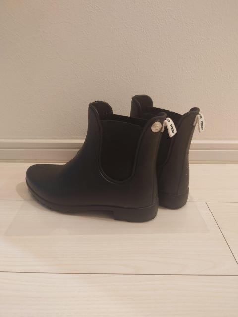 moz レディース ショートレインブーツ ブラック サイズL < 女性ファッション moz レディース ショートレインブーツ ブラック サイズL < 女性ファッションの