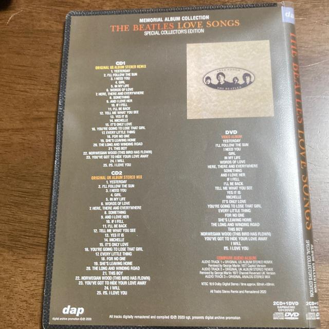 輸入盤 2CD+1DVD ザ・ビートルズ LOVE SONGS -collectors edition- THE BEATLES < タレントグッズ 輸入盤 2CD+1DVD ザ・ビートルズ LOVE SONGS -collectors edition- THE BEATLES < タレントグッズの