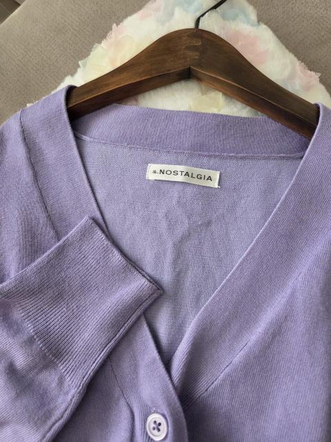&.NOSTALGIAカーデ★ラベンダーカラーのゆったりカーディガン < 女性ファッション &.NOSTALGIAカーデ★ラベンダーカラーのゆったりカーディガン < 女性ファッションの