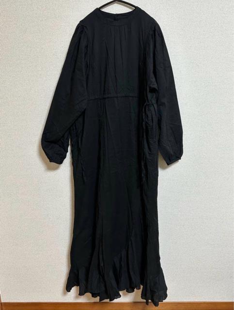 【カスタネ】薄手 長袖 ワンピース フリーサイズ < 女性ファッション 【カスタネ】薄手 長袖 ワンピース フリーサイズ < 女性ファッションの