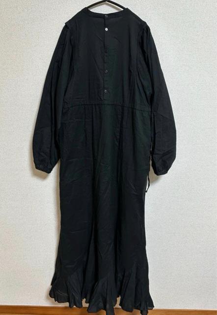 【カスタネ】薄手 長袖 ワンピース フリーサイズ < 女性ファッション 【カスタネ】薄手 長袖 ワンピース フリーサイズ < 女性ファッションの