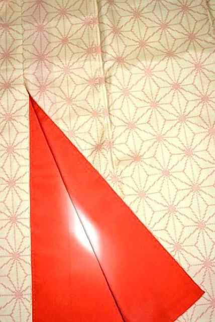 小紋 中古 最高級 未使用品 麻の葉 身丈164.5cm 裄丈67cm Y2912 < 女性ファッション  小紋 中古 最高級 未使用品 麻の葉 身丈164.5cm 裄丈67cm Y2912 < 女性ファッションの