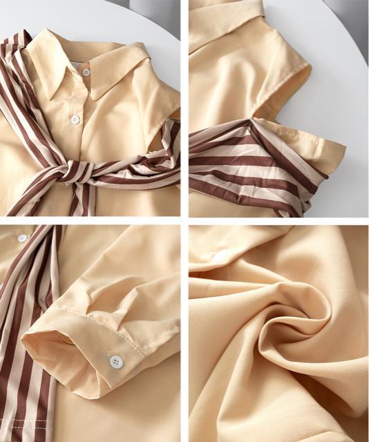 送料無料 新品 オフショルダーシャツ肩掛け付きシャツ春夏 < 女性ファッション  送料無料 新品 オフショルダーシャツ肩掛け付きシャツ春夏 < 女性ファッションの