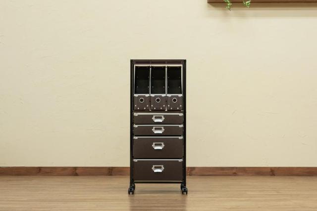 【送料無料】Popan 収納チェスト 5段 ファイル書類BOX キャスター付き 大容量 < インテリア/ライフ 【送料無料】Popan 収納チェスト 5段 ファイル書類BOX キャスター付き 大容量 < インテリア/ライフの