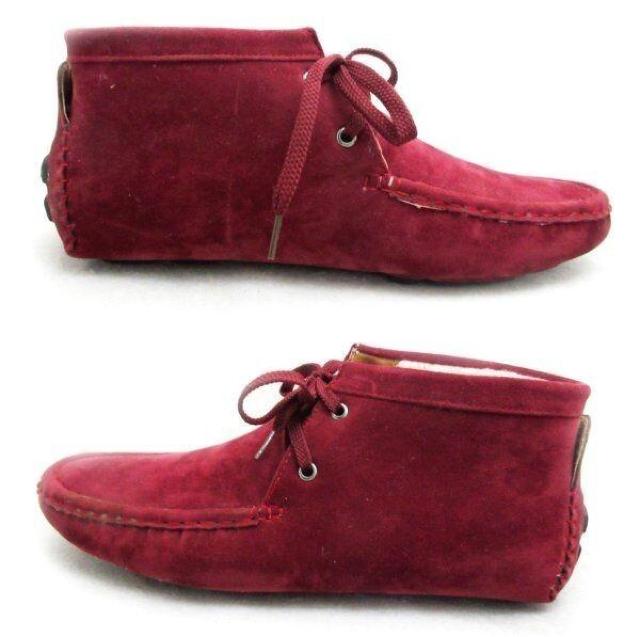 1円~C833新品カジュアルボア編上げブーツ25aWINE♂ < 男性ファッション  1円~C833新品カジュアルボア編上げブーツ25aWINE♂ < 男性ファッションの